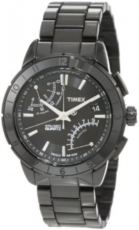 Timex Men's T2N500 Intelligent Quartz SL Series Fly-Back Chronograph Black IP Bracelet Watch Timex Men's T2N500 Intelligent Quartz SL Series Fly-Back Chronograph Black IP Bracelet Watch