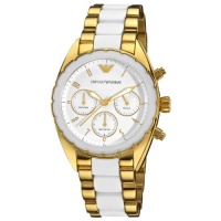 Emporio Armani Women's AR5944 Sport Silver Chronograph Dial Watch Emporio Armani Women's AR5944 Sport Silver Chronograph Dial Watch