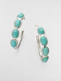 From the Rock Candy® Collection. Four rich ovals of turquoise in a setting of sleek sterling silver.TurquoiseSterling silverLength, about 1.5Post backImported From the Rock Candy® Collection. Four rich ovals of turquoise in a setting of sleek sterling silver.TurquoiseSterling silverLength, about 1.5Post backImported