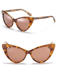 Tom Ford shows you the way to wear the coolest trend around: cat eye. His Nikita sunglasses add instant status and style. With nose tabs to help secure fit. Tom Ford shows you the way to wear the coolest trend around: cat eye. His Nikita sunglasses add instant status and style. With nose tabs to help secure fit.