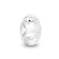 Bling Jewelry Clear Sterling Silver Faceted Crystal Glass Bead Pandora Compatible Bling Jewelry Clear Sterling Silver Faceted Crystal Glass Bead Pandora Compatible