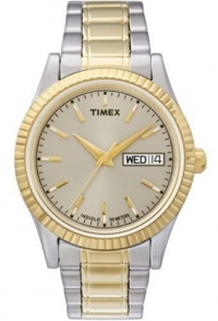 Timex Men's T2M556 Elevated Classics R Series Two-Tone Stainless Steel Bracelet Watch Timex Men's T2M556 Elevated Classics R Series Two-Tone Stainless Steel Bracelet Watch
