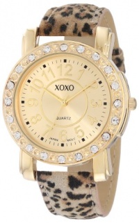 XOXO Women's XO3367 Leopard Patterned Strap Watch XOXO Women's XO3367 Leopard Patterned Strap Watch