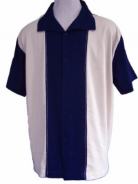 Mens Retro Classic Bowling Shirt Panel L XL XXL 3XL Mens Retro Classic Bowling Shirt Panel L XL XXL 3XL