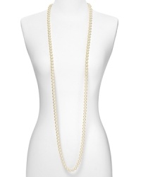 Carolee classic and powerful 10mm white simulated pearl rope necklace. Perfect to double or triple up. 72L strand. Carolee classic and powerful 10mm white simulated pearl rope necklace. Perfect to double or triple up. 72L strand.