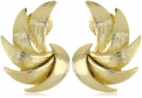 Anne Klein Araway Gold-Tone Garland Button Earrings Anne Klein Araway Gold-Tone Garland Button Earrings