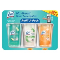 ALL NEW Lysol No Touch Hand Soap System Refill 3-Pack ALL NEW Lysol No Touch Hand Soap System Refill 3-Pack