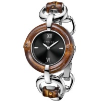 Gucci Women's YA132401 Bamboo Black Sun-Brushed Dial Watch Gucci Women's YA132401 Bamboo Black Sun-Brushed Dial Watch