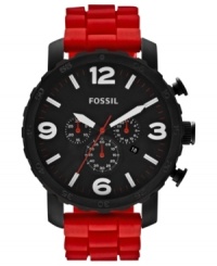A bold and versatile timepiece from Fossil's Nate collection that allows you to look stylish in any setting. A bold and versatile timepiece from Fossil's Nate collection that allows you to look stylish in any setting.
