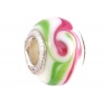 Pandora Style Charm Bead (Z116) Murano Style / Lampwork Glass (14mm x 10mm) (fits Troll too)