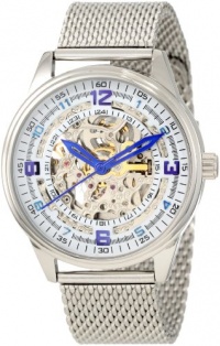 Akribos XXIV Men's AKR446SS Bravura Saturnos Elite Automatic Stainless Mesh Watch Akribos XXIV Men's AKR446SS Bravura Saturnos Elite Automatic Stainless Mesh Watch