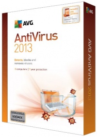 AVG Anti-Virus 2013 - 3 Users 1 Year AVG Anti-Virus 2013 - 3 Users 1 Year