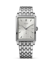 Our ultra slim collection is now rectangular. Sunray brush on the curved silver dial brings elegance to the wrist. Real applied and faceted indexes along with sophisticated dauphine hands in the dial bring a vintage look to this timepiece. Our ultra slim collection is now rectangular. Sunray brush on the curved silver dial brings elegance to the wrist. Real applied and faceted indexes along with sophisticated dauphine hands in the dial bring a vintage look to this timepiece.