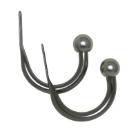 Levolor Classic Drapery Holdback, Pair of 2, Satin Nickel Levolor Classic Drapery Holdback, Pair of 2, Satin Nickel