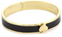 Kate Spade New York Black Hinge Spade Bangle Bracelet