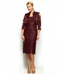 Plus Size Dusty Mauve Dress And Jacket -- Size:14 Color:Dusty Mauve Plus Size Dusty Mauve Dress And Jacket -- Size:14 Color:Dusty Mauve