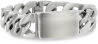 Men's Stainless Steel Extra Wide ID Bracelet, 9.25 Men's Stainless Steel Extra Wide ID Bracelet, 9.25