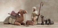 Willow Tree Shepard & Stable Animals 26105