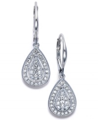 What's in a name? Plenty, when it comes to Eliot Danori's elegant Windsor earrings. Crafted in rhodium-plated mixed metal with a lever backing, earrings shine with the addition of sparkling crystals. Approximate drop: 1-1/4 inches. What's in a name? Plenty, when it comes to Eliot Danori's elegant Windsor earrings. Crafted in rhodium-plated mixed metal with a lever backing, earrings shine with the addition of sparkling crystals. Approximate drop: 1-1/4 inches.