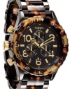 Nixon 42-20 Chrono Watch All Black/Tortoise, One Size [Watch] Nixon