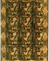 Safavieh Bergama Collection BRG107B Handmade Charcoal Wool Round Area Rug, 8-Feet