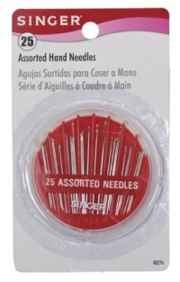 Singer Assorted Hand Needles in Compact, 25-Count