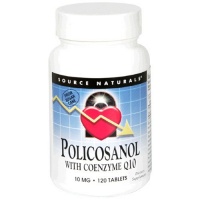 Source Naturals Policosanol with CoQ10, 120 Tablets Source Naturals Policosanol with CoQ10, 120 Tablets