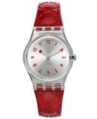 A deliciously colored Strawberry Jam collection watch from the always-fresh Swatch. A deliciously colored Strawberry Jam collection watch from the always-fresh Swatch.