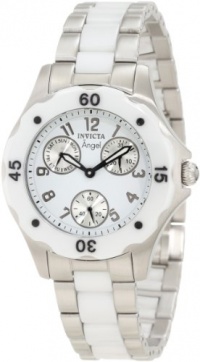 Invicta Women's 1651 Angel White Dial White Ceramic and Watch Invicta Women's 1651 Angel White Dial White Ceramic and Watch