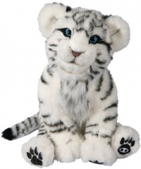 WowWee Alive White Tiger Cub Plush Robotic Toy in White/Black WowWee Alive White Tiger Cub Plush Robotic Toy in White/Black