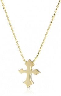 Alex Woo Little Rock Star Yellow Gold Cross Pendant Necklace Alex Woo Little Rock Star Yellow Gold Cross Pendant Necklace