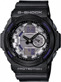 Casio Mens Analog-Digital G-Shock - Metallic Grey Face with Metallic Black Strap Casio Mens Analog-Digital G-Shock - Metallic Grey Face with Metallic Black Strap