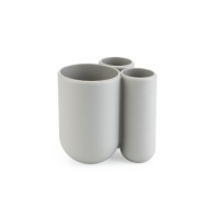 Umbra Touch Molded Toothbrush Holder, Gray Umbra Touch Molded Toothbrush Holder, Gray