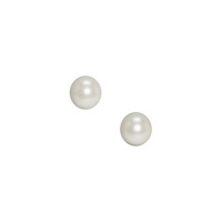 Carolee 8mm White Pearl Stud Earring (White) Carolee 8mm White Pearl Stud Earring (White)