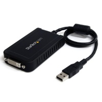 StarTech.com USB to DVI External Video Card Multi Monitor Adapter with 1920x1200 Graphics Cards USB2DVIE3 (Black) StarTech.com USB to DVI External Video Card Multi Monitor Adapter with 1920x1200 Graphics Cards USB2DVIE3 (Black)