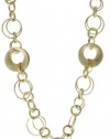 Anne Klein Gold-Tone Plated Chain Link with Toggle Closure Necklace