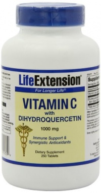 Life Extension Vitamin C 1000mg with dihydroquercetin Tablets, 250-Count Life Extension Vitamin C 1000mg with dihydroquercetin Tablets, 250-Count