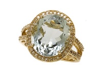 Genuine Green Amethyst Ring by Effy Collection® LIFETIME WARRANTY Genuine Green Amethyst Ring by Effy Collection® LIFETIME WARRANTY