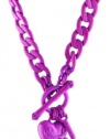 Juicy Couture Dreaming In Color Neon Starter Ultra Magenta Necklace