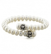 Honora Coil Bracelet With 7-8.5 MM White Fresh Water White Pearls. Honora Coil Bracelet With 7-8.5 MM White Fresh Water White Pearls.