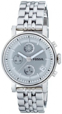 Fossil Women's ES2198 Stainless Steel Bracelet Silver Analog Dial Multifunction Watch Fossil Women's ES2198 Stainless Steel Bracelet Silver Analog Dial Multifunction Watch