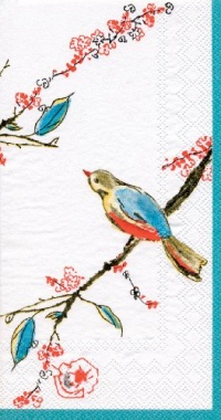 Lenox Chirp 3-Ply Paper Guest Towels, Pack of 16 Lenox Chirp 3-Ply Paper Guest Towels, Pack of 16