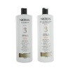 Nioxin System 3 Cleanser & Scalp Terapy Conditioner Treated Hair Set Duo 33.8 oz