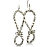 Sassy Figure Eight Alloy Metal Dangle Earrings Sassy Figure Eight Alloy Metal Dangle Earrings