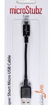 CableJive microStubz: Extra short USB to micro USB Charge & Sync Cable CableJive microStubz: Extra short USB to micro USB Charge & Sync Cable