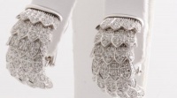 Brand New ROBERTO COIN 18k White Gold and Diamond Fringe Earrings Brand New ROBERTO COIN 18k White Gold and Diamond Fringe Earrings