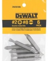 DEWALT DW2024B6 No. 2 Phillips/No. 8 Slotted Double Ended Bit, 6-Pack