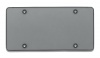 Cruiser Accessories Tuf-Shield Smoke Flat License Plate