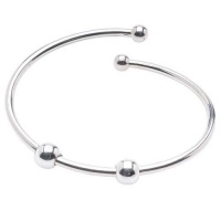 Sterling Silver Round Smart Bead Stoppers - 2.7mm Fit Pandora Bangles - 6mm (2) Sterling Silver Round Smart Bead Stoppers - 2.7mm Fit Pandora Bangles - 6mm (2)