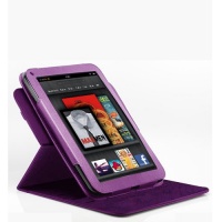Poetic (TM) 360 degree Rotary leather case for Amazon Kindle Fire (Landscape / Portrait View) Purple Poetic (TM) 360 degree Rotary leather case for Amazon Kindle Fire (Landscape / Portrait View) Purple